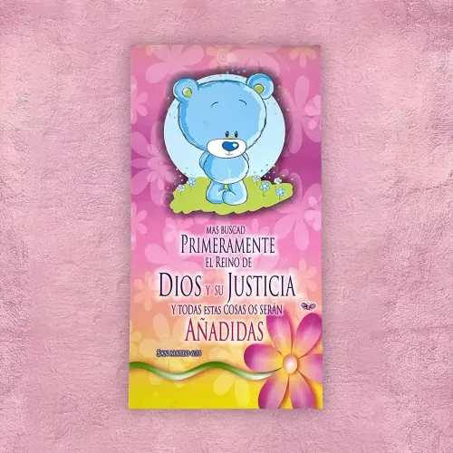 Bloc de apuntes - Rosada c/ Osito