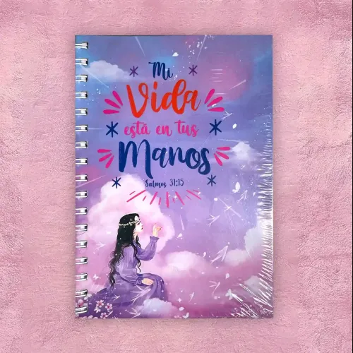 Cuaderno Grande - Portada Lila