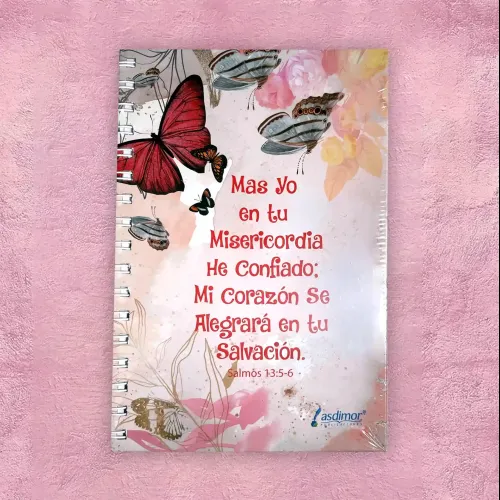 Cuaderno Grande - Portada con Mariposas