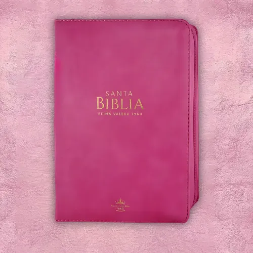 Biblia Mediana - Fuccia (Textura piel)